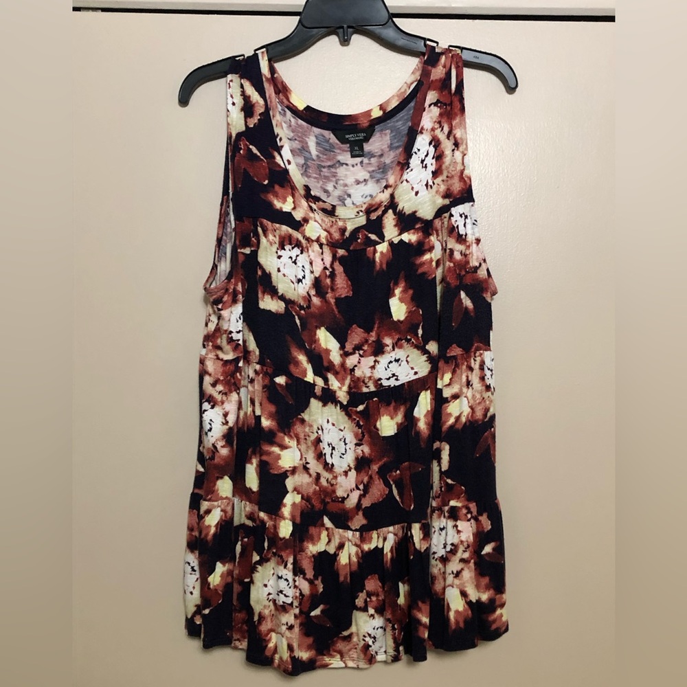 Simply Vera Vera Wang Top, Size XL